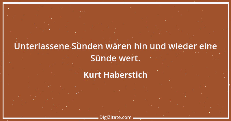 Zitat von Kurt Haberstich 85