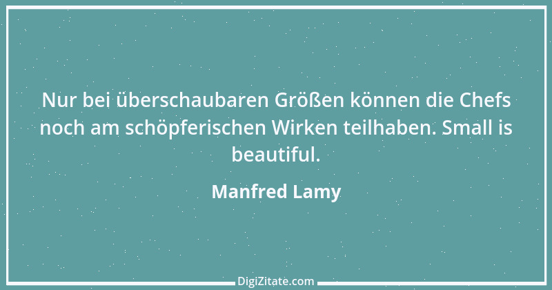 Zitat von Manfred Lamy 1