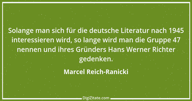 Zitat von Marcel Reich-Ranicki 60