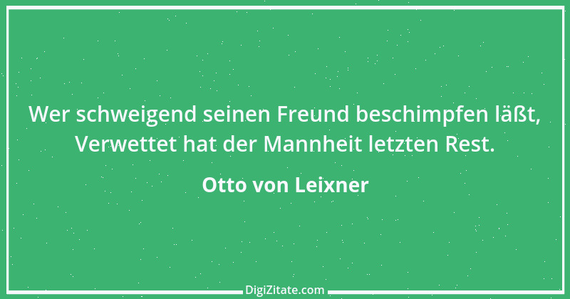 Zitat von Otto von Leixner 181