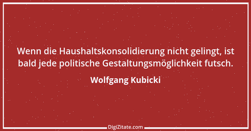 Zitat von Wolfgang Kubicki 6