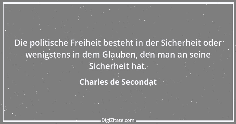 Zitat von Charles de Secondat 78