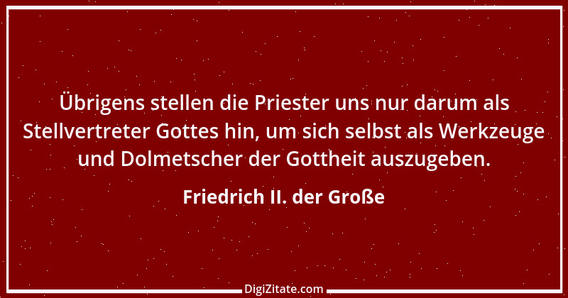 Zitat von Friedrich II. der Große 35