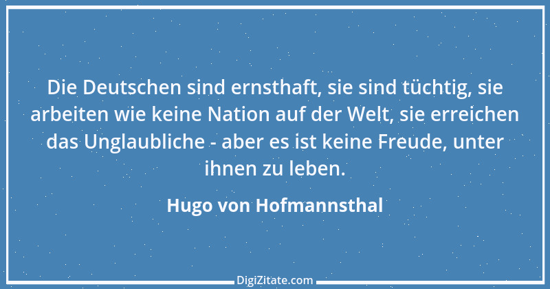 Zitat von Hugo von Hofmannsthal 22