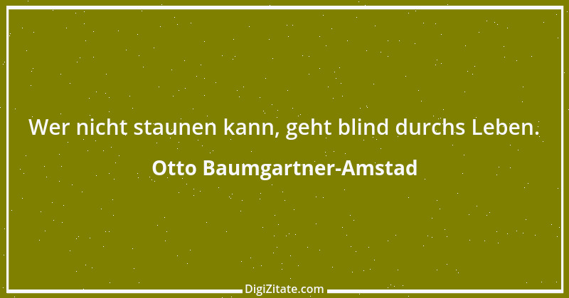 Zitat von Otto Baumgartner-Amstad 168