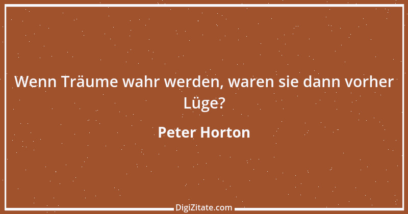 Zitat von Peter Horton 6