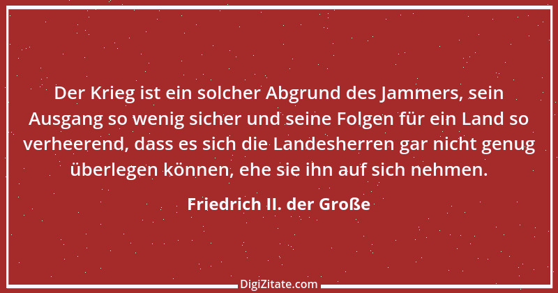 Zitat von Friedrich II. der Große 36