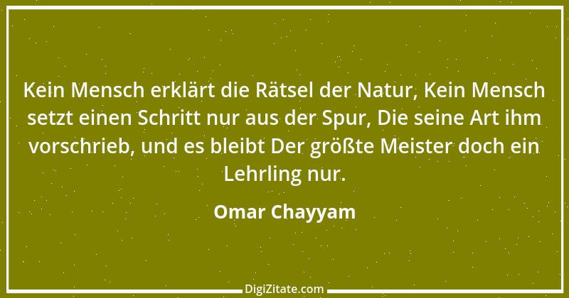 Zitat von Omar Chayyam 27