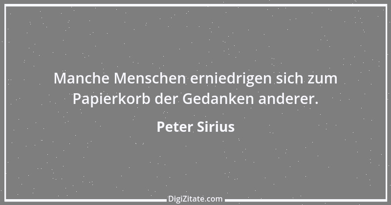 Zitat von Peter Sirius 284