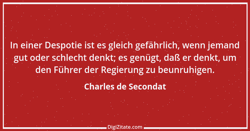 Zitat von Charles de Secondat 80