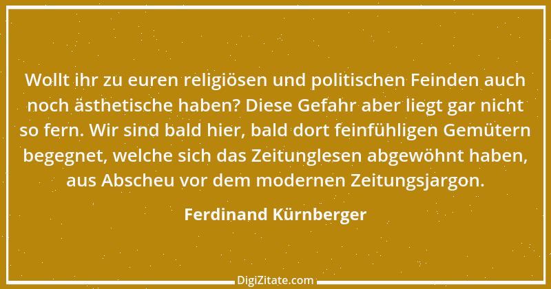 Zitat von Ferdinand Kürnberger 4