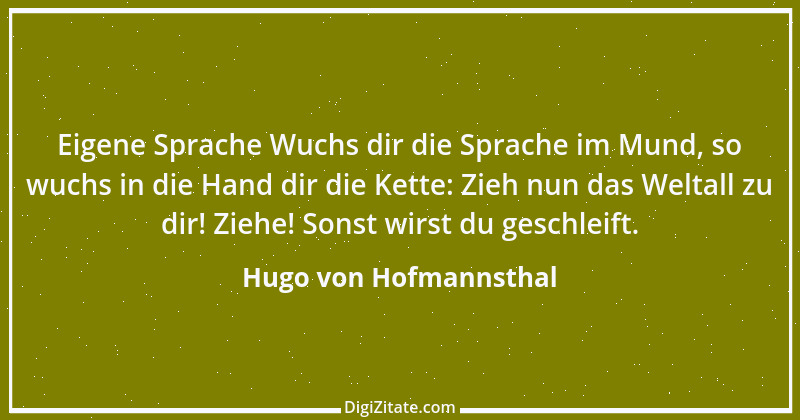 Zitat von Hugo von Hofmannsthal 24