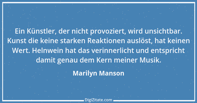 Zitat von Marilyn Manson 1