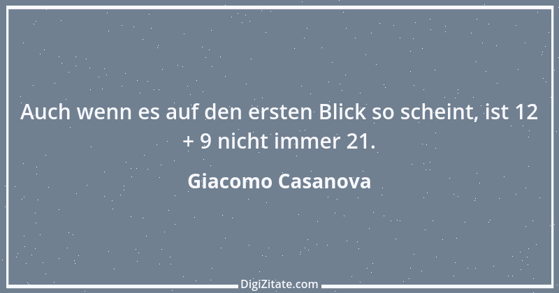 Zitat von Giacomo Casanova 6