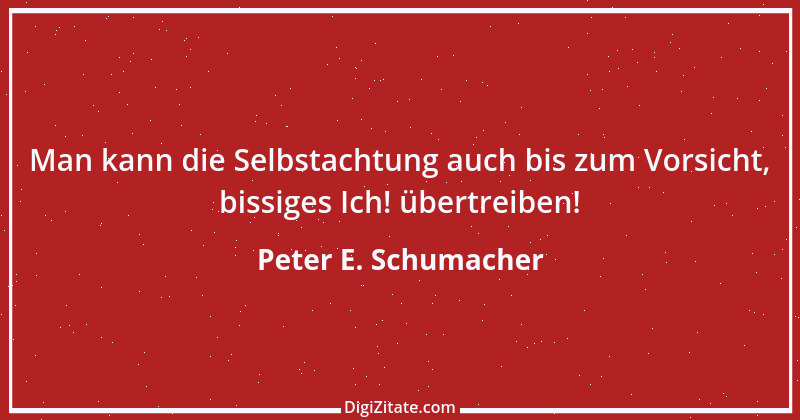 Zitat von Peter E. Schumacher 547