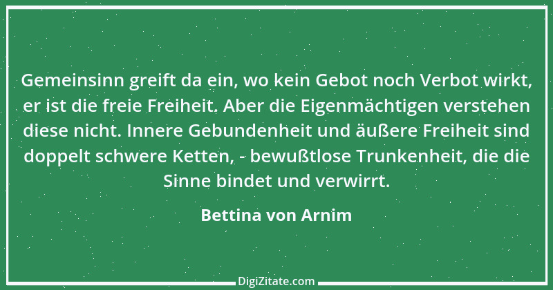 Zitat von Bettina von Arnim 141