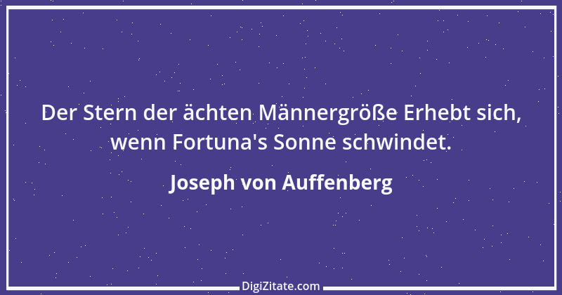 Zitat von Joseph von Auffenberg 1