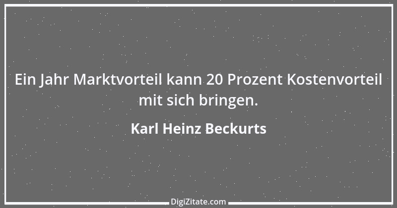 Zitat von Karl Heinz Beckurts 2