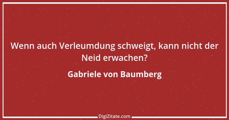 Zitat von Gabriele von Baumberg 1