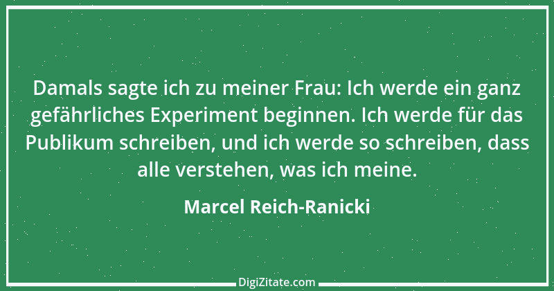 Zitat von Marcel Reich-Ranicki 65