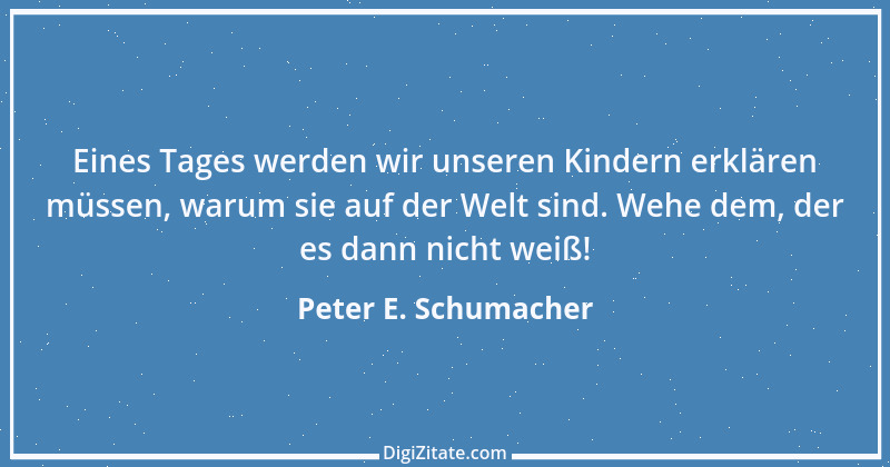 Zitat von Peter E. Schumacher 692