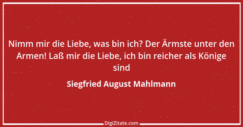 Zitat von Siegfried August Mahlmann 4