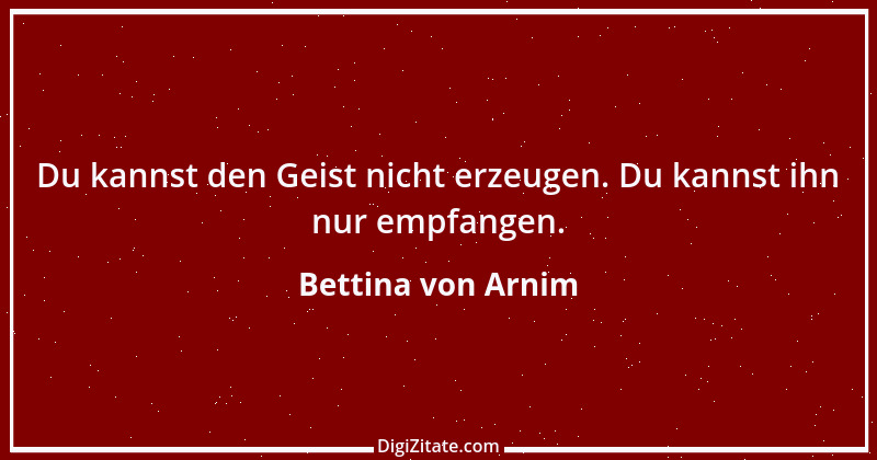 Zitat von Bettina von Arnim 143