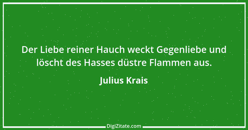 Zitat von Julius Krais 2