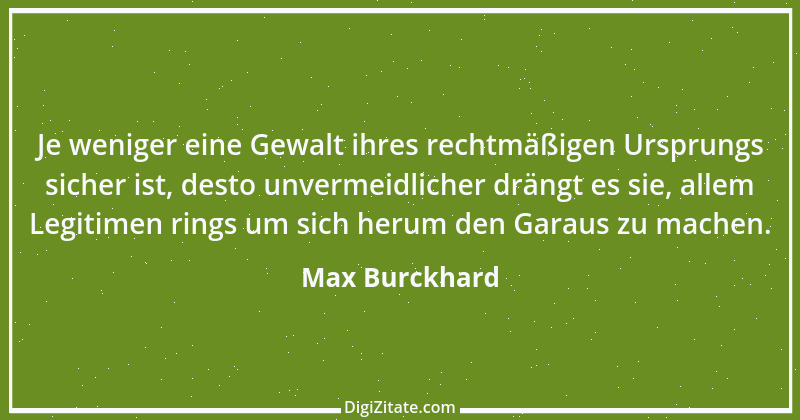 Zitat von Max Burckhard 2