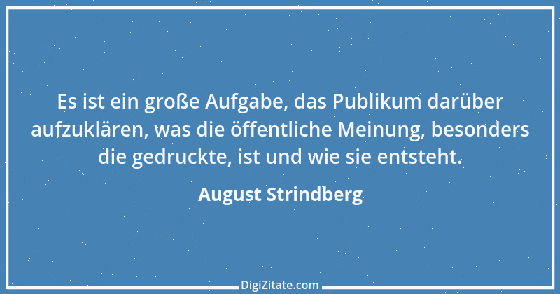 Zitat von August Strindberg 73