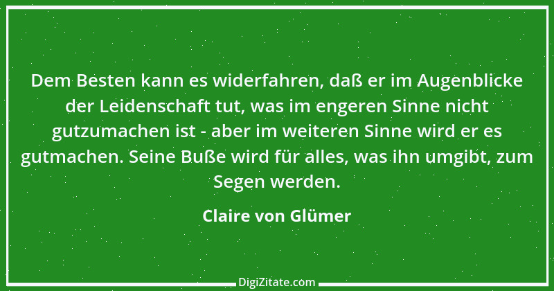 Zitat von Claire von Glümer 4