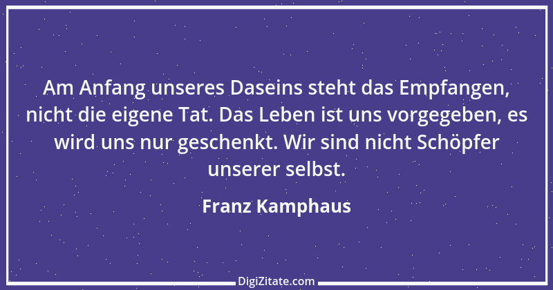 Zitat von Franz Kamphaus 2