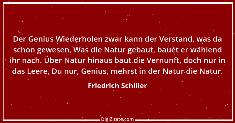 Zitat von Friedrich Schiller 1406