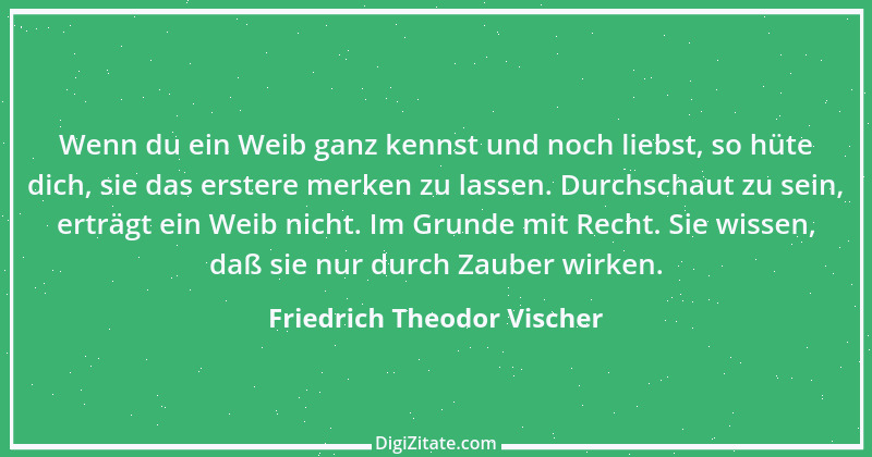 Zitat von Friedrich Theodor Vischer 20