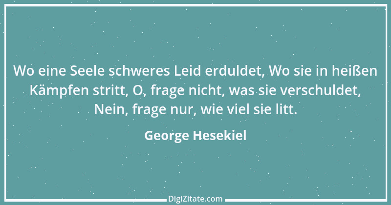 Zitat von George Hesekiel 15