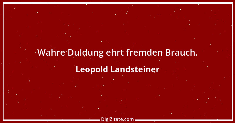 Zitat von Leopold Landsteiner 3