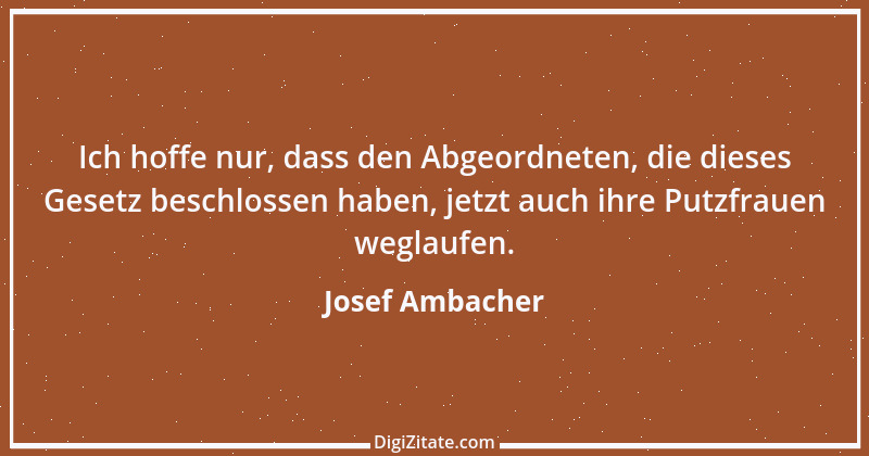 Zitat von Josef Ambacher 1