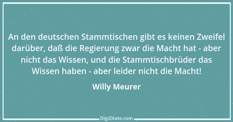 Zitat von Willy Meurer 191