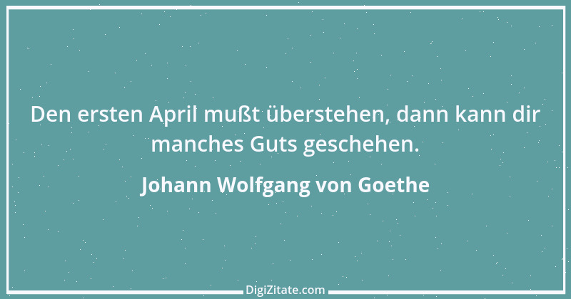 Zitat von Johann Wolfgang von Goethe 891