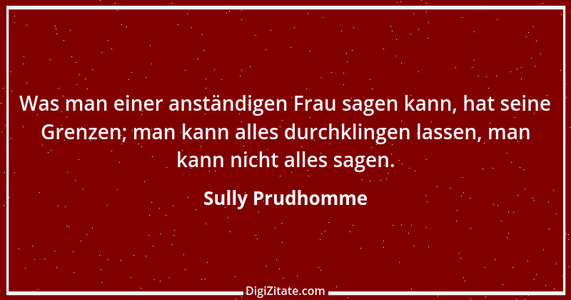 Zitat von Sully Prudhomme 52