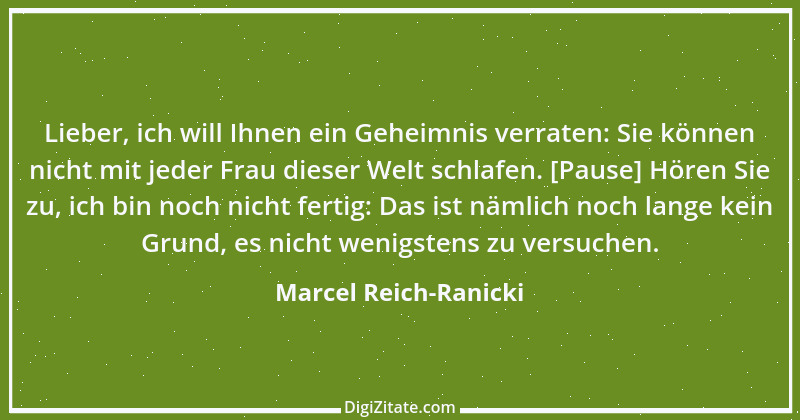 Zitat von Marcel Reich-Ranicki 70