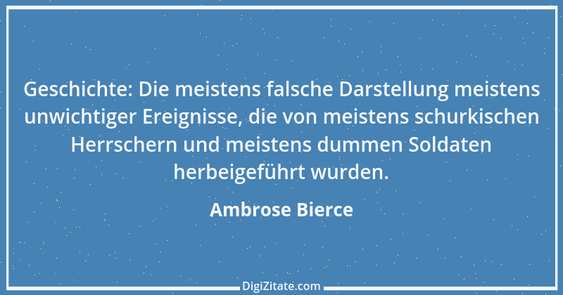 Zitat von Ambrose Bierce 123