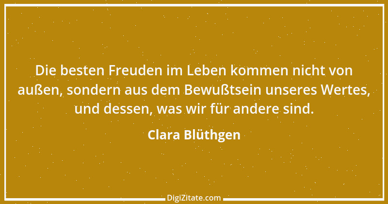 Zitat von Clara Blüthgen 1