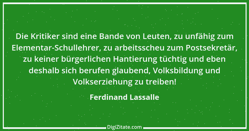 Zitat von Ferdinand Lassalle 8