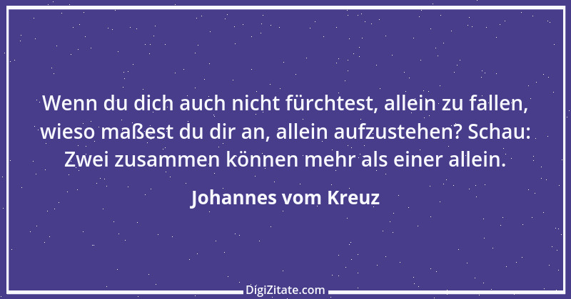 Zitat von Johannes vom Kreuz 17