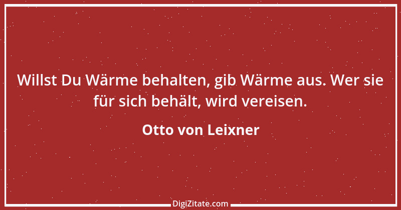 Zitat von Otto von Leixner 192