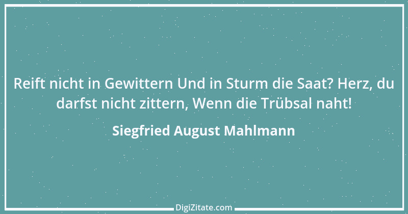 Zitat von Siegfried August Mahlmann 10