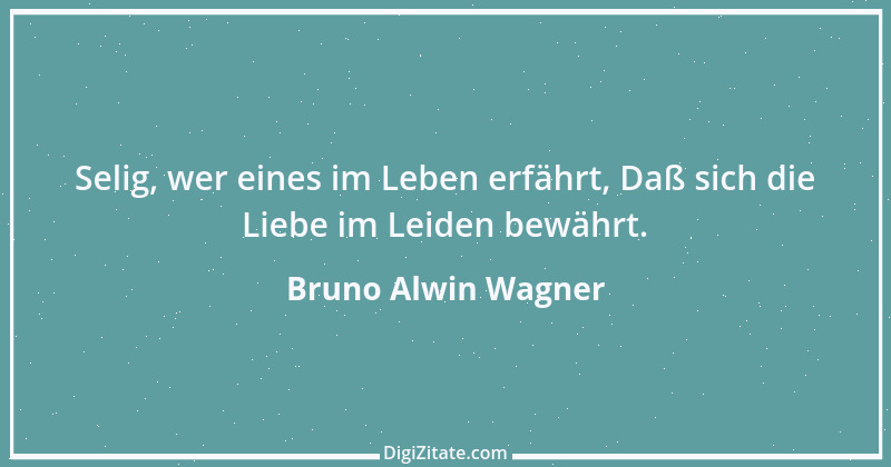 Zitat von Bruno Alwin Wagner 20