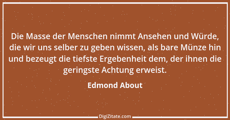 Zitat von Edmond About 4