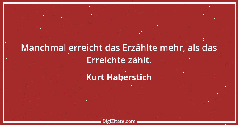 Zitat von Kurt Haberstich 97